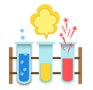 testtubes icon for Science at Home activities
