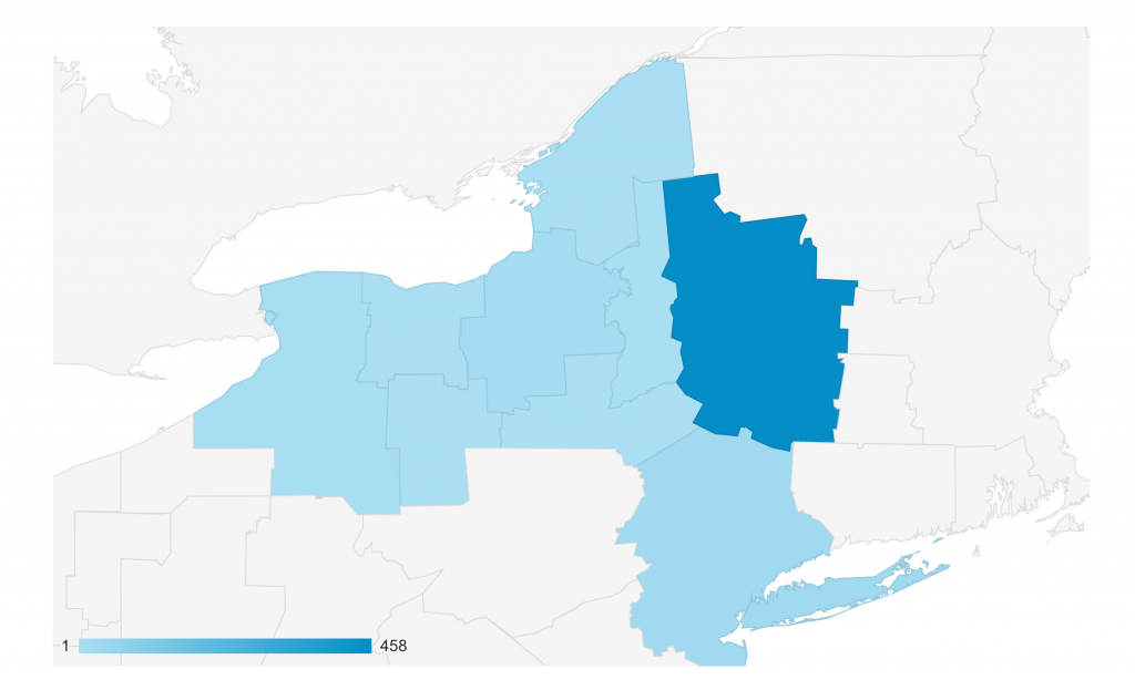GEO location New York Metro areas - July 23, 2020